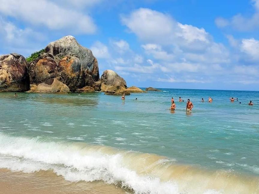 Apartamento Na Praia Da Enseada, 100 Mt Praia São Francisco do Sul Kültér fotó