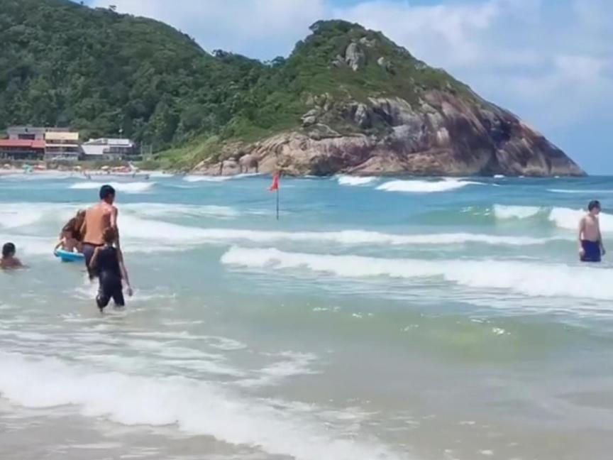 Apartamento Na Praia Da Enseada, 100 Mt Praia São Francisco do Sul Kültér fotó
